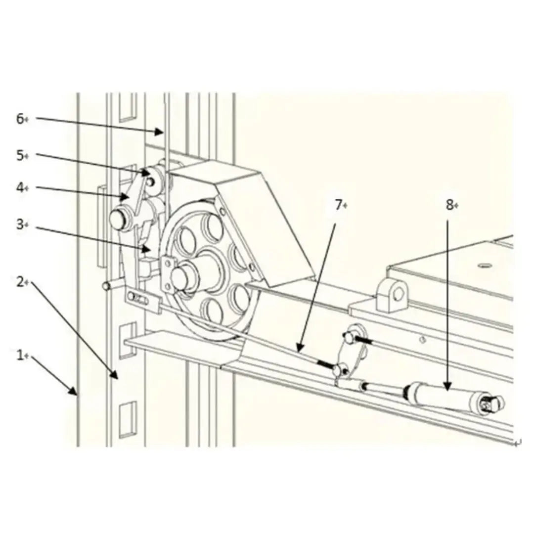 Katool KT-4H150 15,000 lbs 4 Post Alignment Lift With Rolling Jack