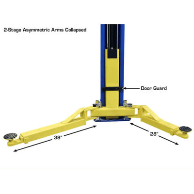 Atlas PRO-9D 9,000 lb 2-Post Overhead Lift