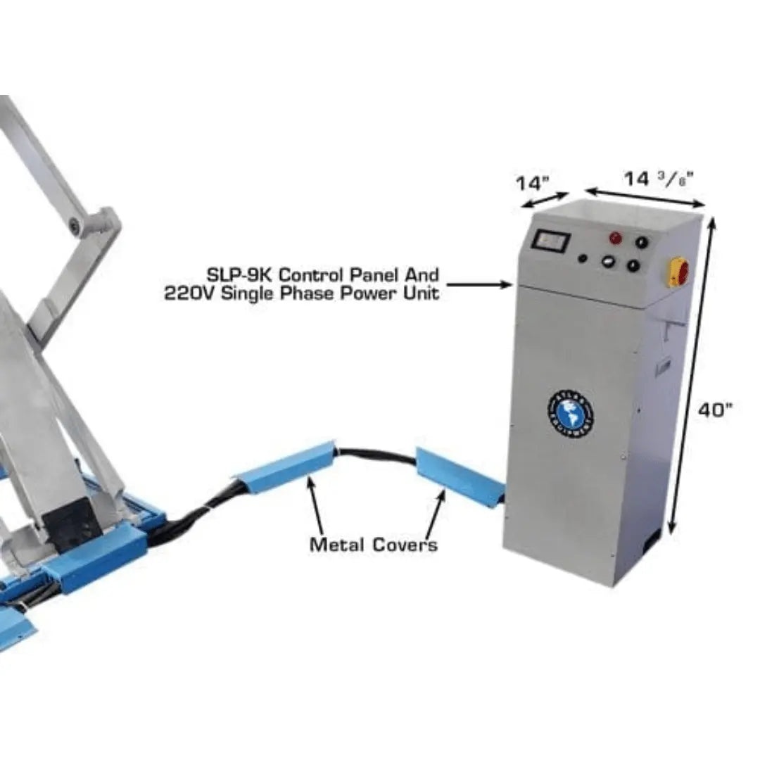 Atlas SLP9K Full-Rise 9,000 lb Capacity Scissor Lift