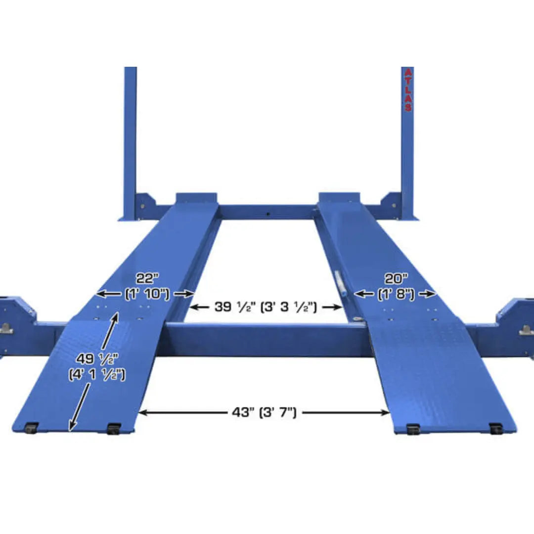 Atlas Platinum PVL14 14000 lb Certified 4-Post Lift