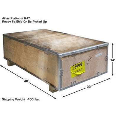 Atlas Open Front Alignment Lift + RJ7000 ALI Certified Rolling Jack Combo