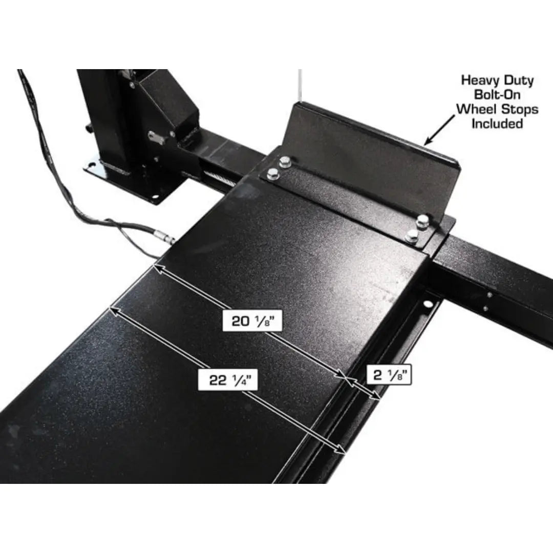 Atlas ALI Certified APEX9 4-Post Lift + RJ6 Rolling Bridge Jack Combo