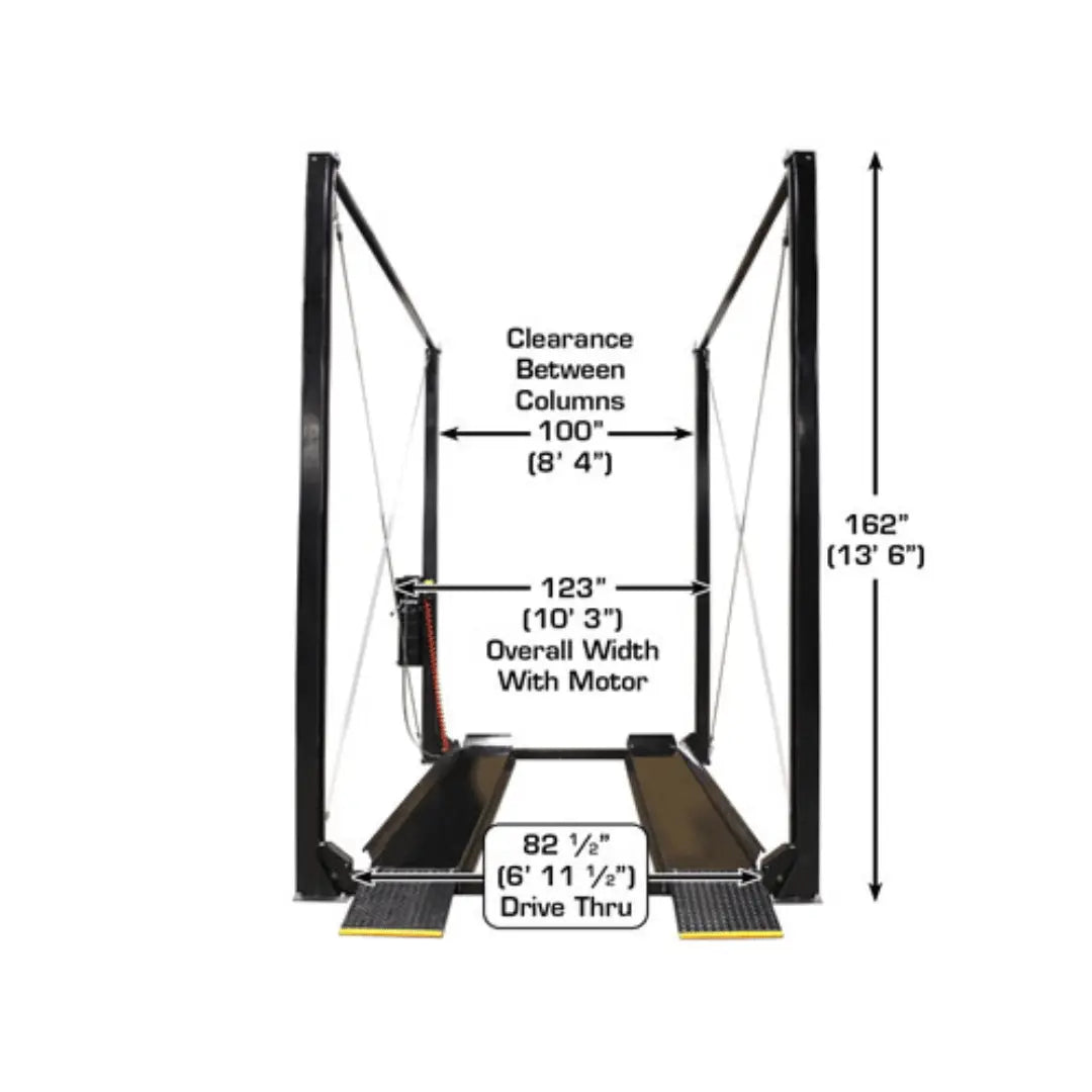 Atlas Garage PRO7000ST Super Tall 7,000 lb. Capacity 4-Post Lift