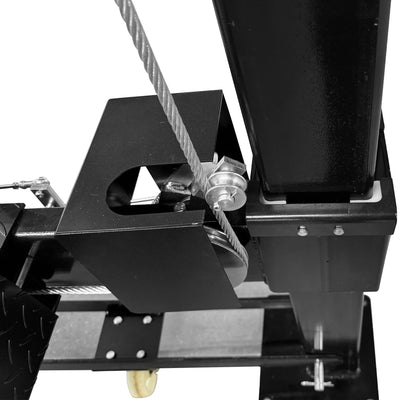 APlusLift 11,000LB 4-Post Portable Parking Storage Service Car Lift - HW-4P11S