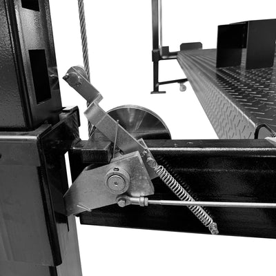 APlusLift 11,000LB 4-Post Portable Parking Storage Service Car Lift - HW-4P11S