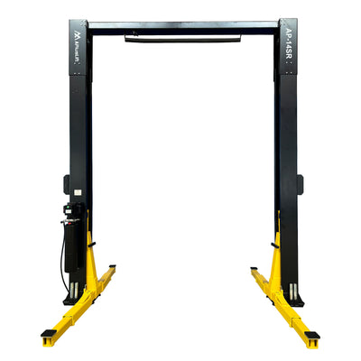 APlusLift 14000LB 2-Post Overhead Single Release Direct Drive Car Lift with A 3-Year Warranty - AP-14SR