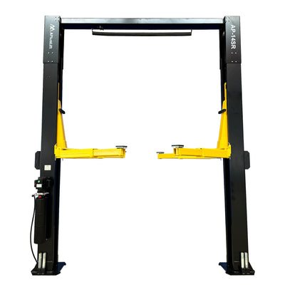 APlusLift 14000LB 2-Post Overhead Single Release Direct Drive Car Lift with A 3-Year Warranty - AP-14SR