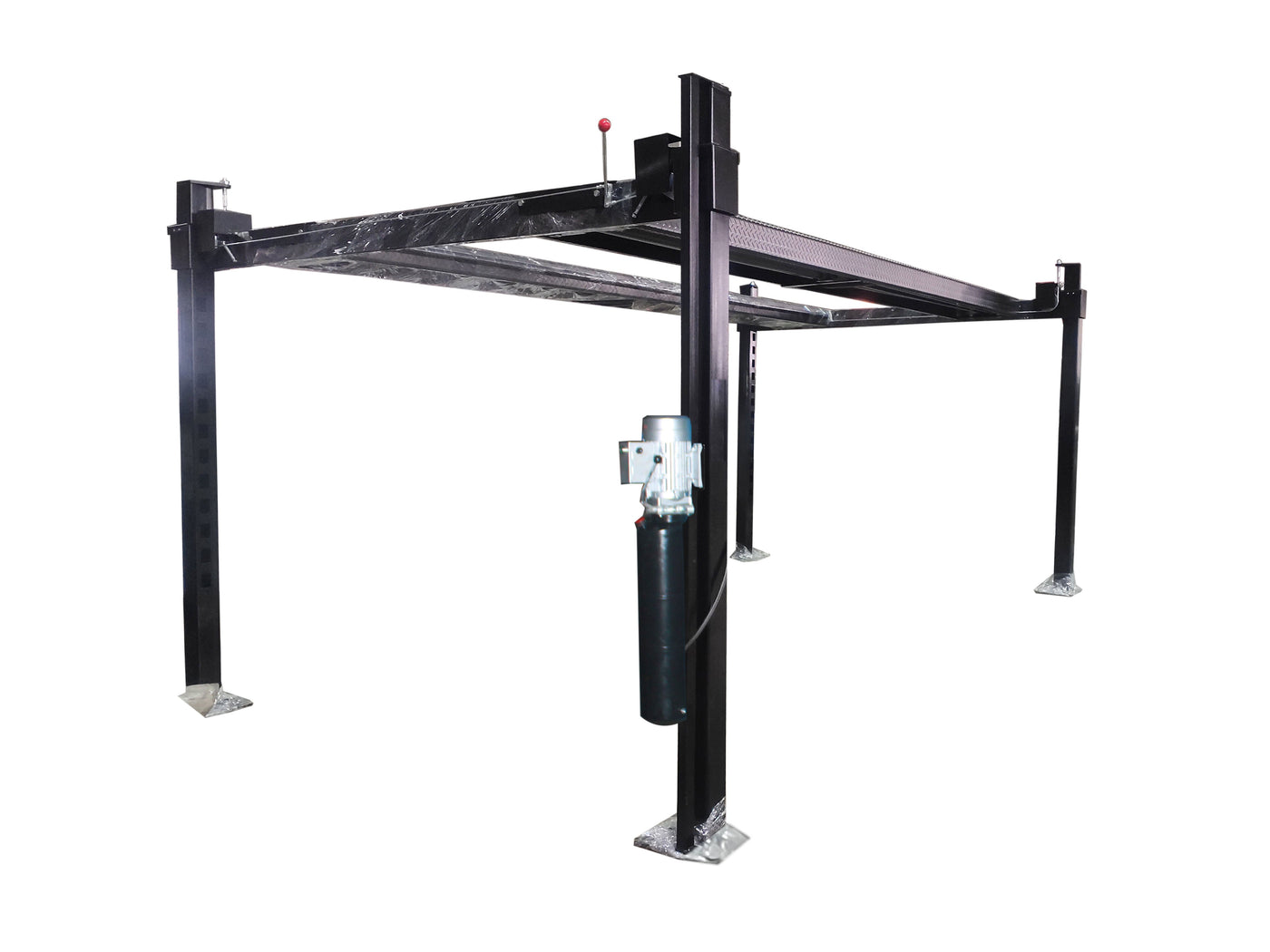 APlusLift 11,000LB 4-Post Portable Parking Storage Service Car Lift - HW-4P11S