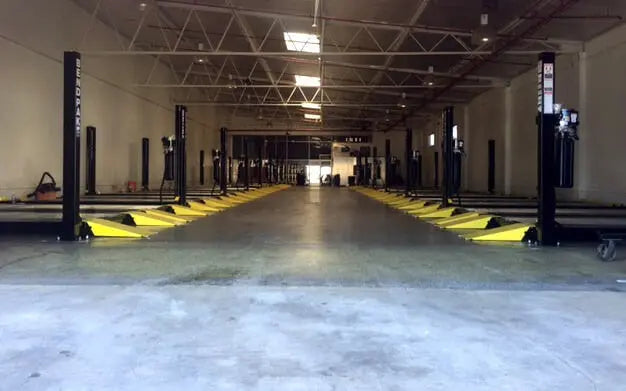 BendPak HD-9 9,000 lb. Super Wide Runway 4 Post Storage Lift