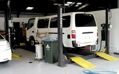 BendPak HDS-14X 14,000 lb. 4 Post Lift - Extended Runways