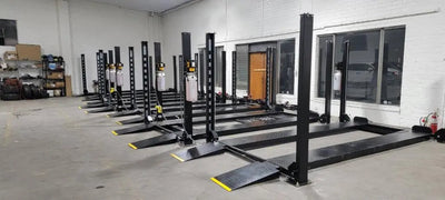 Valor VP8K-DX 8,000 lb 4 Post Deluxe Storage Lift