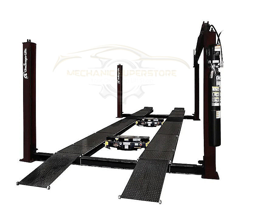 Challenger Lifts 44018AR 18000 lbs Heavy-Duty 4 Post Alignment Lift
