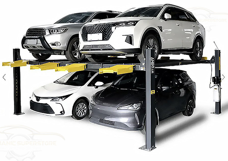Amgo 409-DP 9,000 Lb Double Parking 4 Post Car Lift