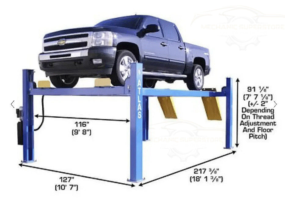 Atlas ATTD-414 14000 lb Commercial 4-Post Lift